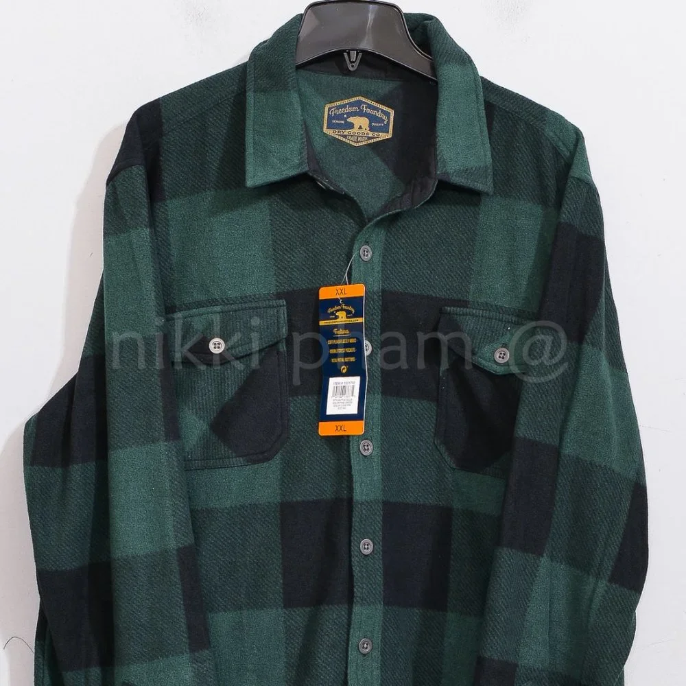 NWT Men’s Super Plush Shirt Jacket Freedom Foundry - Picture 3 of 6